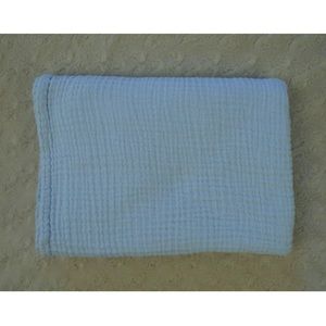 Chick Pea Solid Light Blue Baby Swaddle Blanket Muslin Cotton